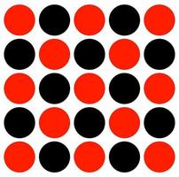 Red black dots vector background. Red black doted background.