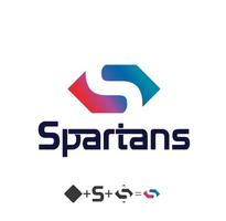 Spartans brand icon. Spartans company symbol. vector