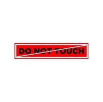 DO NOT TOUCH vector icon. DO NOT TOUCH.