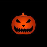 halloween pumpkin vector icon. happy halloween.