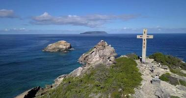 aérien vues de guadeloupe, pointe des châteaux video