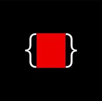 Red mask vector icon. Red mask.