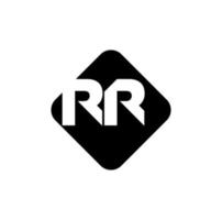 RR group monogram. RR company initial letters logo. vector