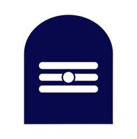Lord Shiv linga on white color icon. Shivlinga icon vector. vector