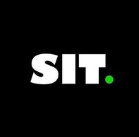 SIT company name initial letters icon. SIT monogram. vector