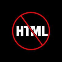 HTML Vector icon. do not use HTML icon.