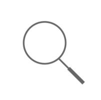 The search tool in the computer program. Zoom bar icon. vector