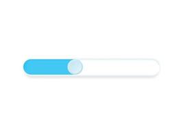 3D Scrollbar element button. Interaction technique or widget for scrolling content on webpage vector