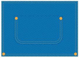 jean blue texture background vector