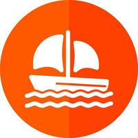 diseño de icono de vector de barco