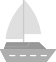 icono de vector de barco