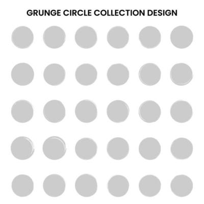 Grunge Circle Collection Design