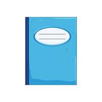 diary notebook cartoon vector illustration