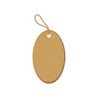 string paper tag cartoon vector illustration