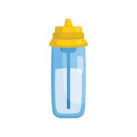 milk feeding bottle cartoon vector illustration