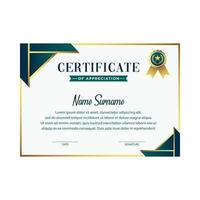 certificado vector diseño plantillas aislado en blanco antecedentes