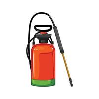 pesticide garden sprayer cartoon vector illustration