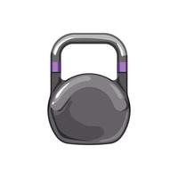 sport fitness kettlebell cartoon vector illustration