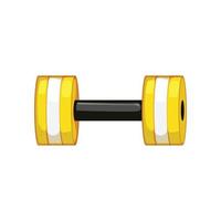 heavy dumbbell cartoon vector illustration