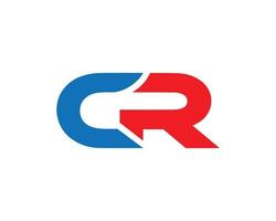 CR Logo And Icon Design Symbol Creative Vector Template.