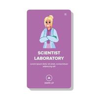 scientist laboratory vector