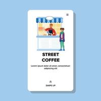 street coffee vector