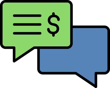 icono de vector de chat