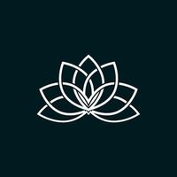 Floral leaf monogram design template vector