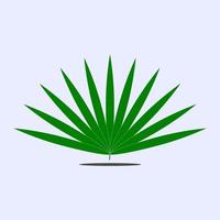 Leaf floral design template vector