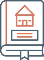 Architecture Book Vector Icon