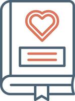 Romance Book Vector Icon