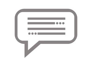 Text Message Chat icon. Speech Bubble With Text Lines. Comment icon Dialog and Conversation symbol. Opened Envelope Icon. Receive mail icon sms line. vector