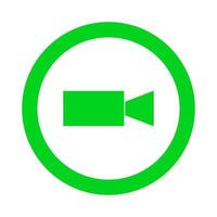 Video call icon. video chat icon and Microphone icon. video conferencing social media chat, message. Turn on and turn off video. internet conversation buttons. call screen template  camera vector