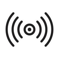 Sensor icon isolated flat design vector illustration.