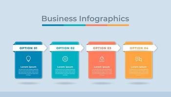 Timeline Infographics Business Data Visualization Process Chart. Abstract Diagram Graph with Steps, Options vector