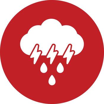 icono de vector de nube