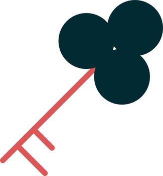 icono de vector clave