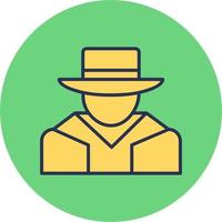 Whitehat Vector Icon