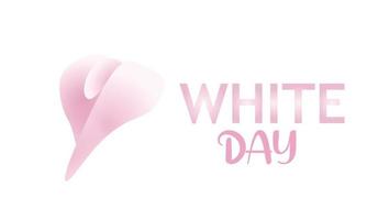 Happy White Day Banner Vector illustration. Japan