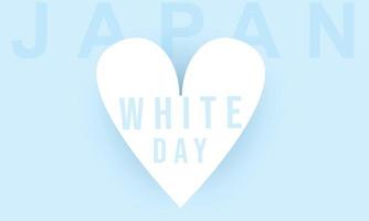 Happy White Day Banner Vector illustration. Japan