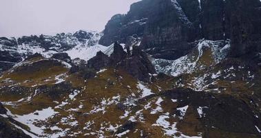 Winter Natural Landscapes of the Isle of Skye in Scotland video