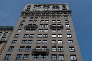 Window cleaners climbing skyscraper in New York photo