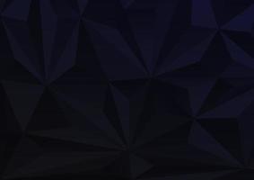 abstract low poly dark background with triangle shapes vector