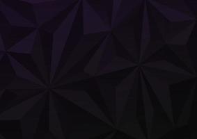 abstract low poly dark background with triangle shapes vector