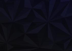 abstract low poly dark background with triangle shapes vector