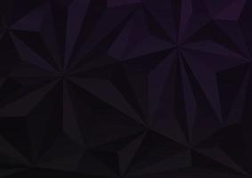 abstract low poly dark background with triangle shapes vector