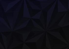 abstract low poly dark background with triangle shapes vector