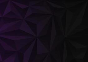 abstract low poly dark background with triangle shapes vector