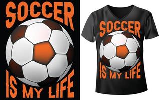 fútbol camiseta diseño vector
