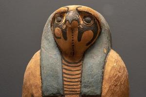 Horus wood egyptian god dead religion symbol statue photo